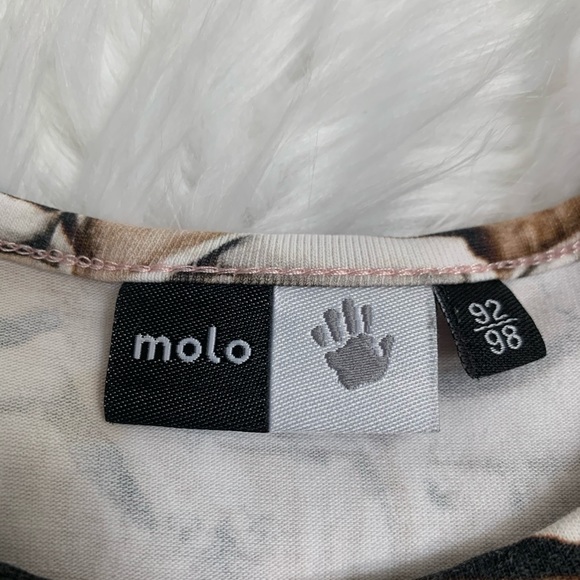 Molo girls safari animal knit dress (92) - Picture 3 of 5